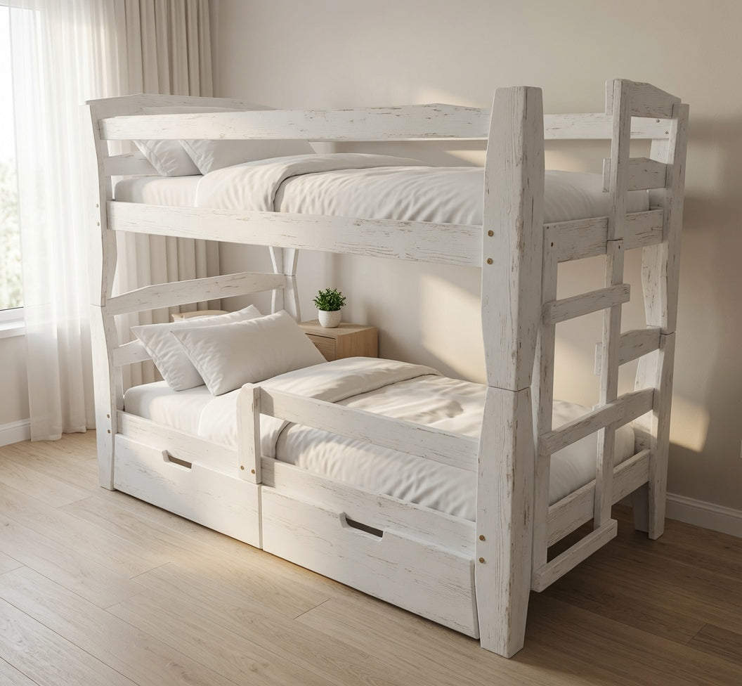 Double Bunk Bed - Solid Wood
